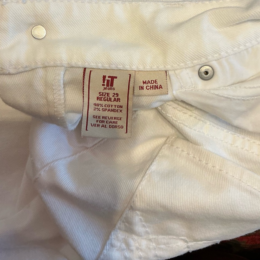 !IT Jeans White Flared Pants - Picture 5 of 5
